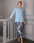 BAJU KURUNG MODEN MINI GEETA (SKY BLUE)